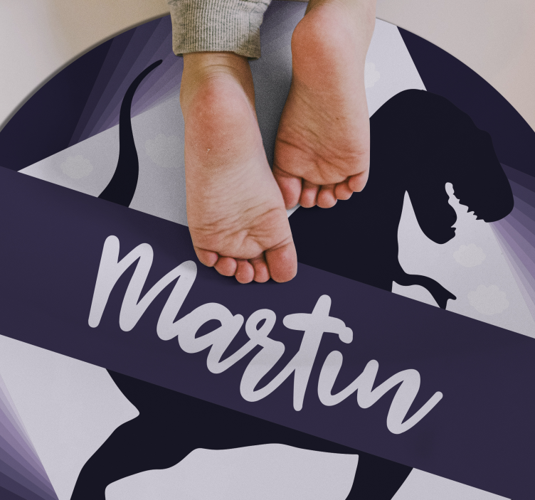 εξατομικευμένο δροσερό χαλί βινυλίου δεινοσαύρων - TenStickers