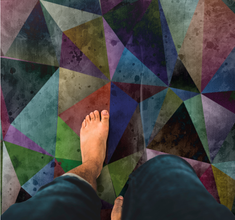 μοντέρνο χαλί στυλ πικάσο χρώμα βάθους μοτίβο - TenStickers