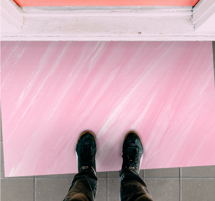 ροζ χαλί μαλακό ροζ μάρμαρο - TenStickers