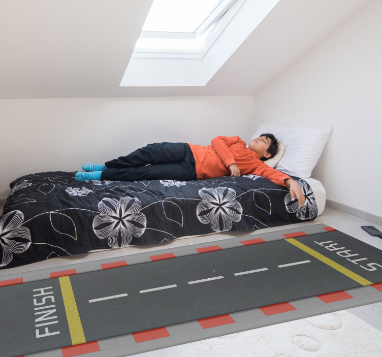 αγωνιστικό χαλί δρόμου πολλαπλών χρωμάτων - TenStickers