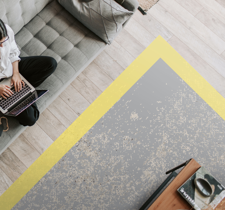 ορθογώνιο παντόνιο γεωμετρικό χαλί - TenStickers