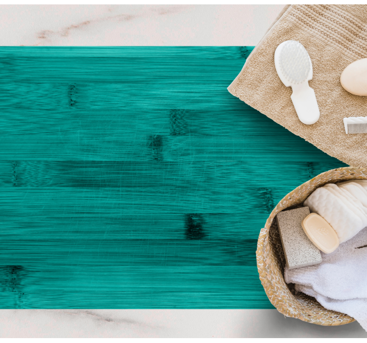 ρουστίκ υφή βαμμένο σανίδες από ξύλο χαλί - TenStickers