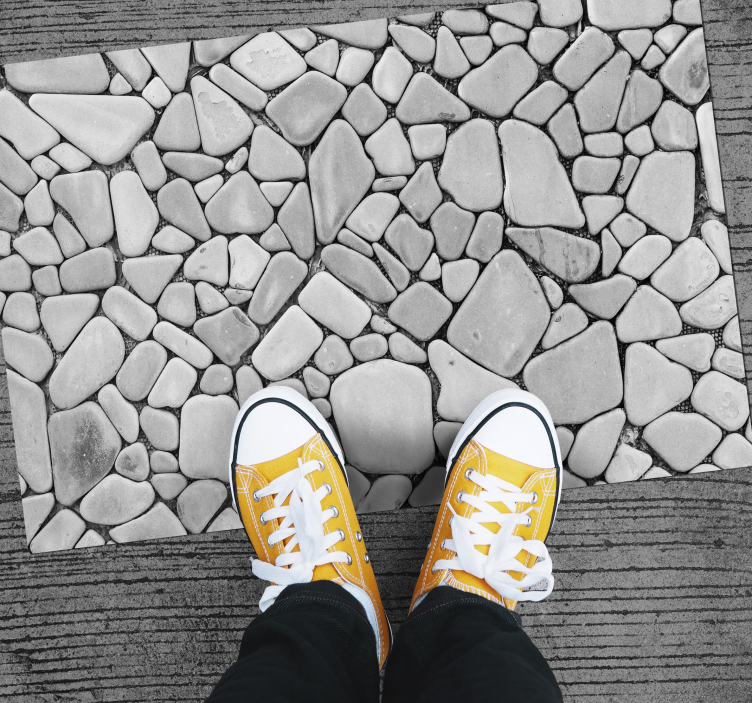 άνευ ραφής πέτρα υφή πλακάκια δαπέδου - TenStickers