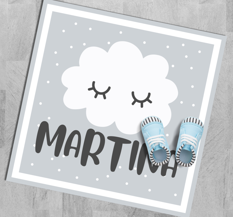 επισημασμένο σύννεφο με όνομα εξατομικευμένο στρώμα - TenStickers