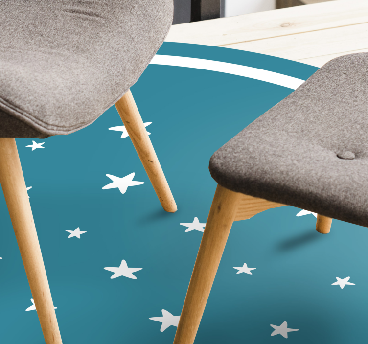 αστέρι μοτίβο μοντέρνο χαλί βινυλίου - TenStickers