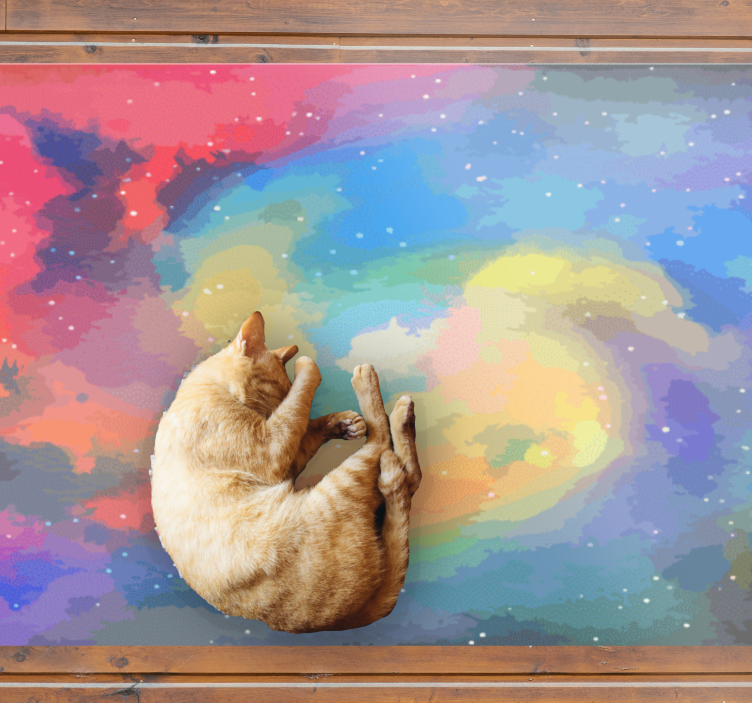 μοντέρνο χαλί ουράνιος στρόβιλος - TenStickers