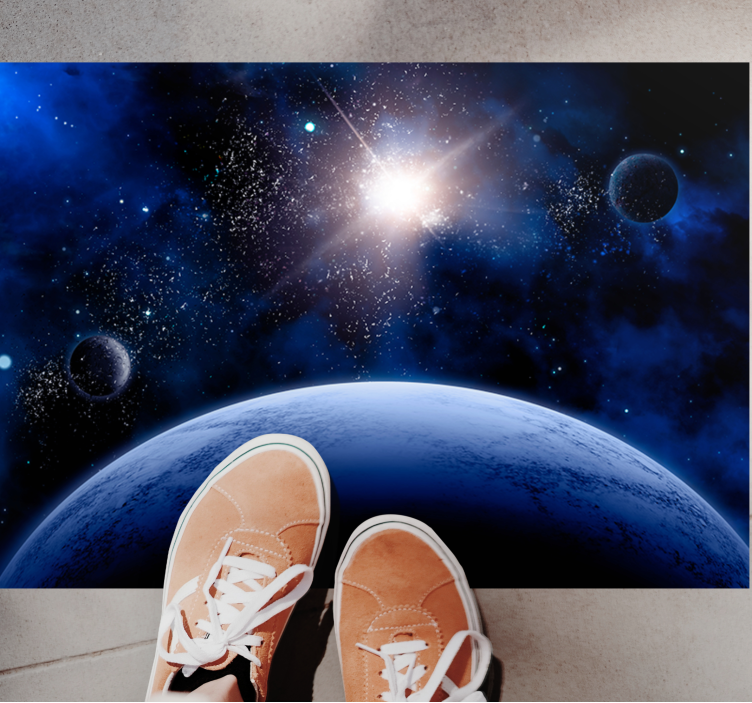 μοκέτα βινυλίου κοσμική έναστρη σκηνή - TenStickers