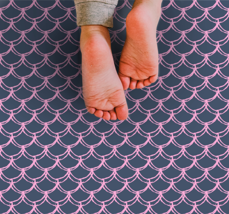 σχέδιο αστέρια βινυλιακό χαλί κομψό αστεροειδές μοτίβο - TenStickers