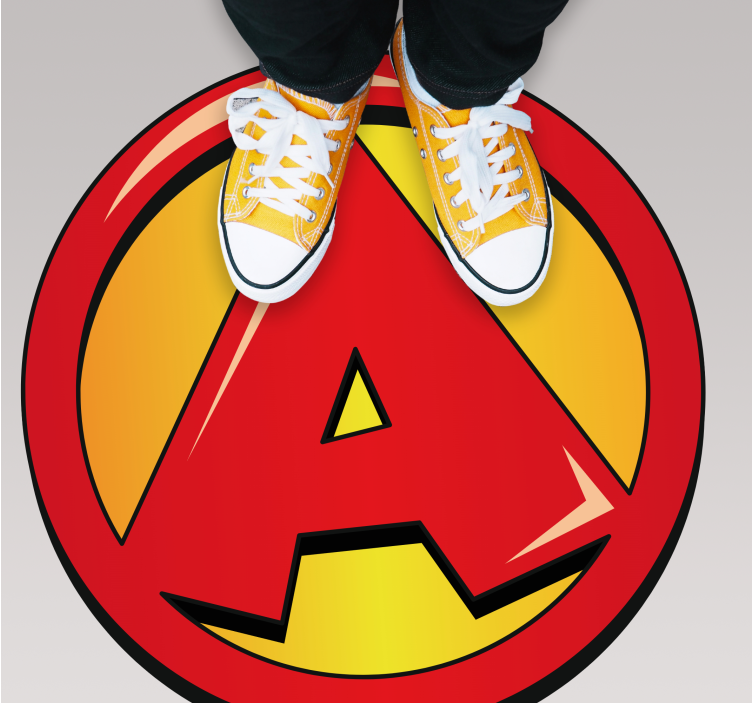 παιδικό χαλί σούπερ αρχικού γράμματος - TenStickers