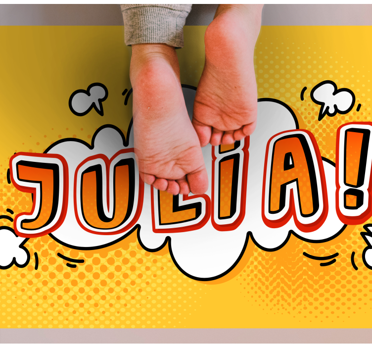 εξατομικευμένο χαλί βιβλίων κόμικς superhero - TenStickers