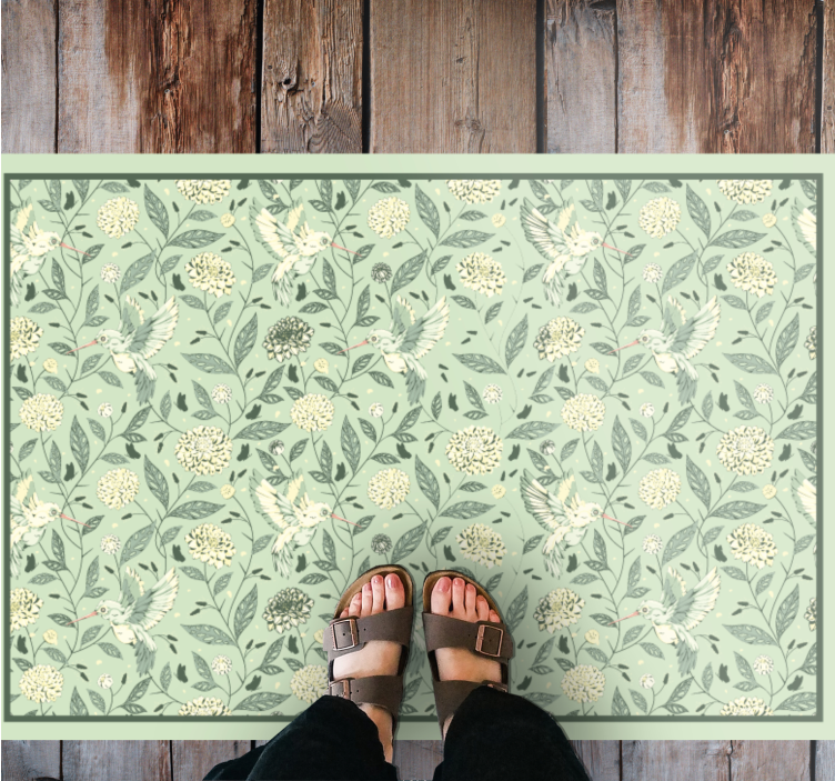 Χαλί δαπέδου "temple newsam" vintage βινυλίου - TenStickers