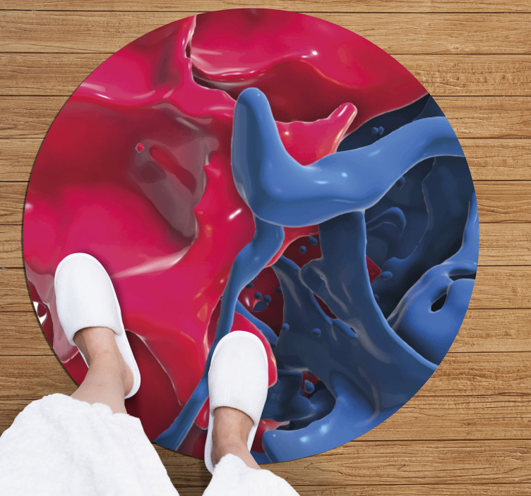 υφή χαλί αφηρημένη ροή χρωμάτων - TenStickers