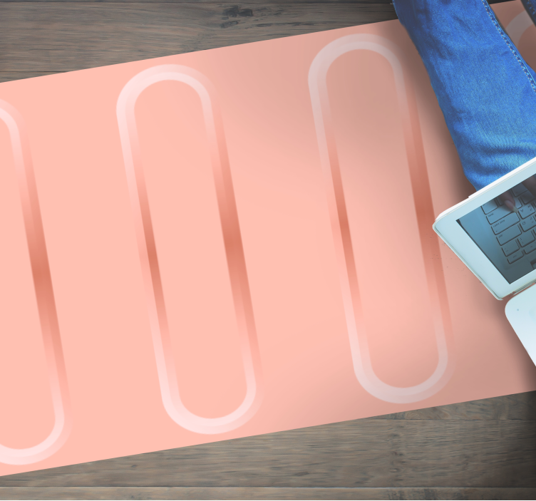 υφή χαλί αφηρημένες γεωμετρικές γραμμές - TenStickers