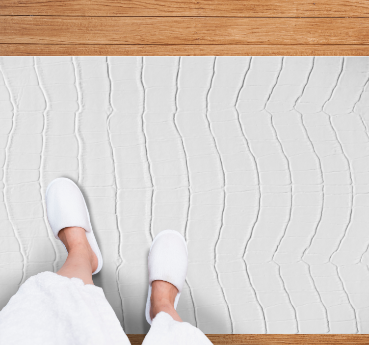 xαλί με εκτύπωση ζώου κομψός κροκόδειλος - TenStickers