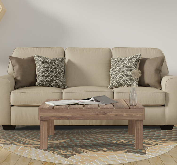 xαλί σαλονιού ιαπωνικό στυλ με υφή - TenStickers