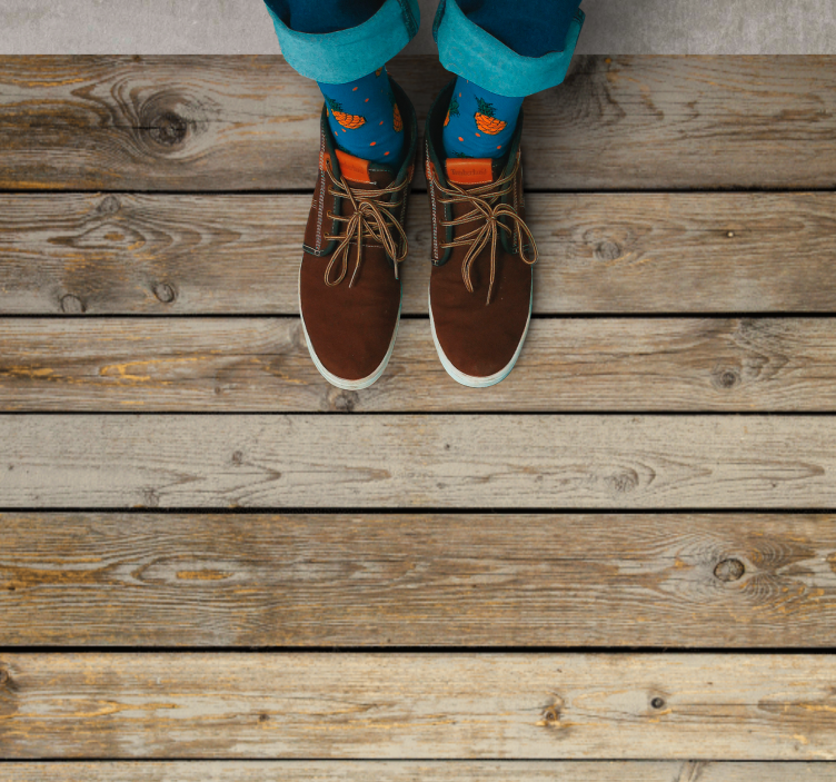 διάφορες διαφορετικές ξύλινες σανίδες υφή χαλί - TenStickers