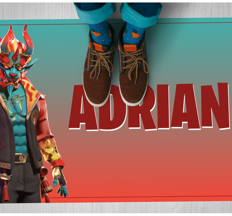 βιντεοπαιχνίδι δράκος αγόρι υπνοδωμάτιο κουβέρτα - TenStickers