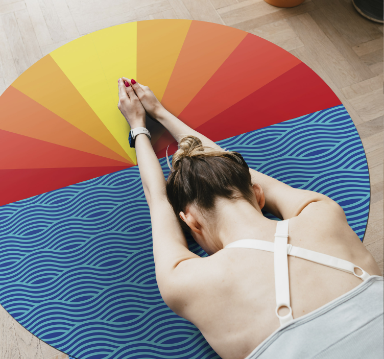 Vintage ηλιοβασίλεμα vintage κουβέρτα - TenStickers