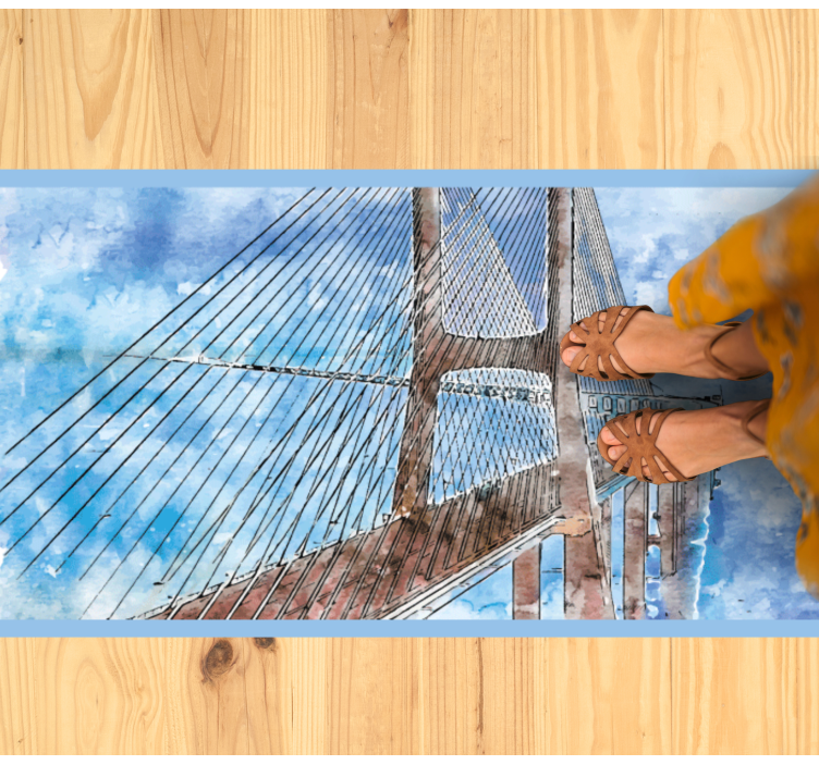 xαλί σαλονιού εικονογράφηση γέφυρας - TenStickers