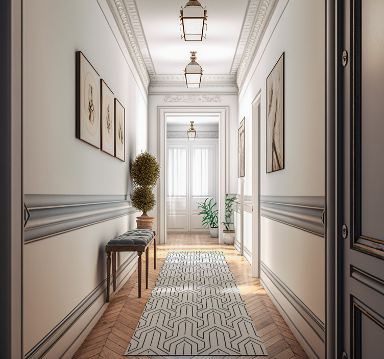 xαλί γεωμετρικού σχεδιασμού Γεωμετρικός Πατρώνας - TenStickers