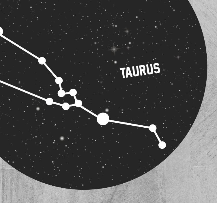 Zodiac taurus μοντέρνο χαλί - TenStickers