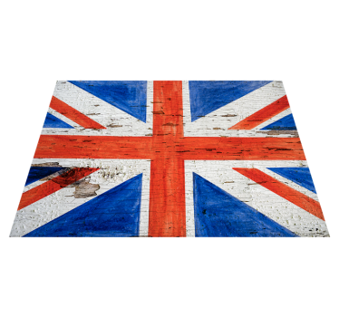 αστικό στιλ uk σημαία μοντέρνο βινύλιο χαλί - TenStickers