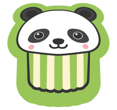 Anime happy panda ζωικό χαλάκι - TenStickers