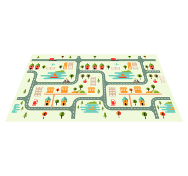 χαλί δρόμου για παιδιά playmat - TenStickers