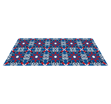 χαλάκι πλακιδίων fleur de lis beija - TenStickers