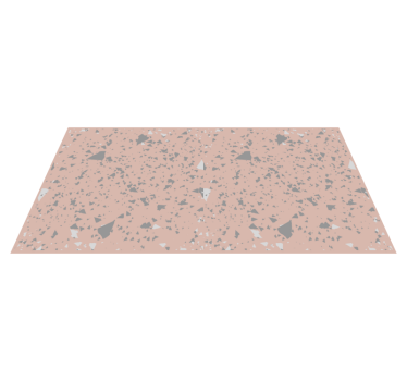 ροζ και γκρι χαλί από υφή terrazzzo - TenStickers