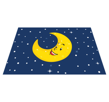 χαλί αστέρι σχεδιασμού χρυσού - TenStickers