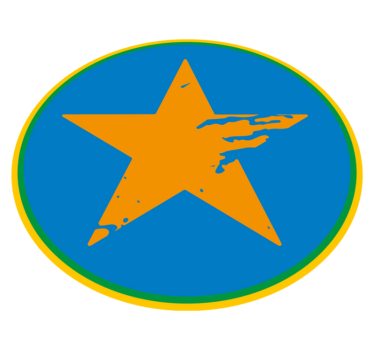 μοκέτα βινυλίου μπλε αστεροειδής προφορά - TenStickers