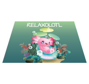 μοκέτα βινυλίου λίμνη relaxolotl - TenStickers