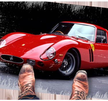 Ferrari 250 gto ρετρό χαλί - TenStickers