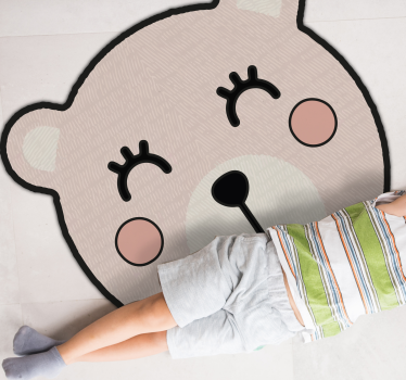 κορίτσι anime bear ζωικό χαλάκι - TenStickers