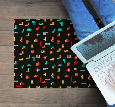 ρετρό χαλί tetris ρετρό - TenStickers