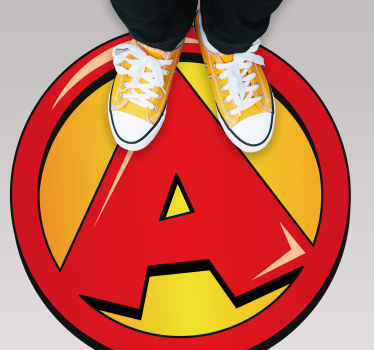 παιδικό χαλί σούπερ αρχικού γράμματος - TenStickers