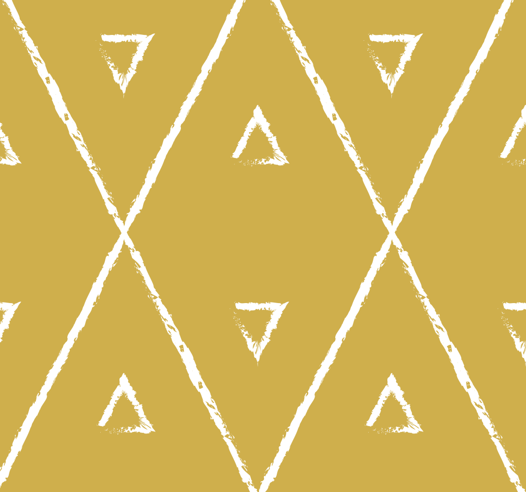 kίτρινο χαλ γεωμετρικό ρόμβο μοτίβο - TenStickers