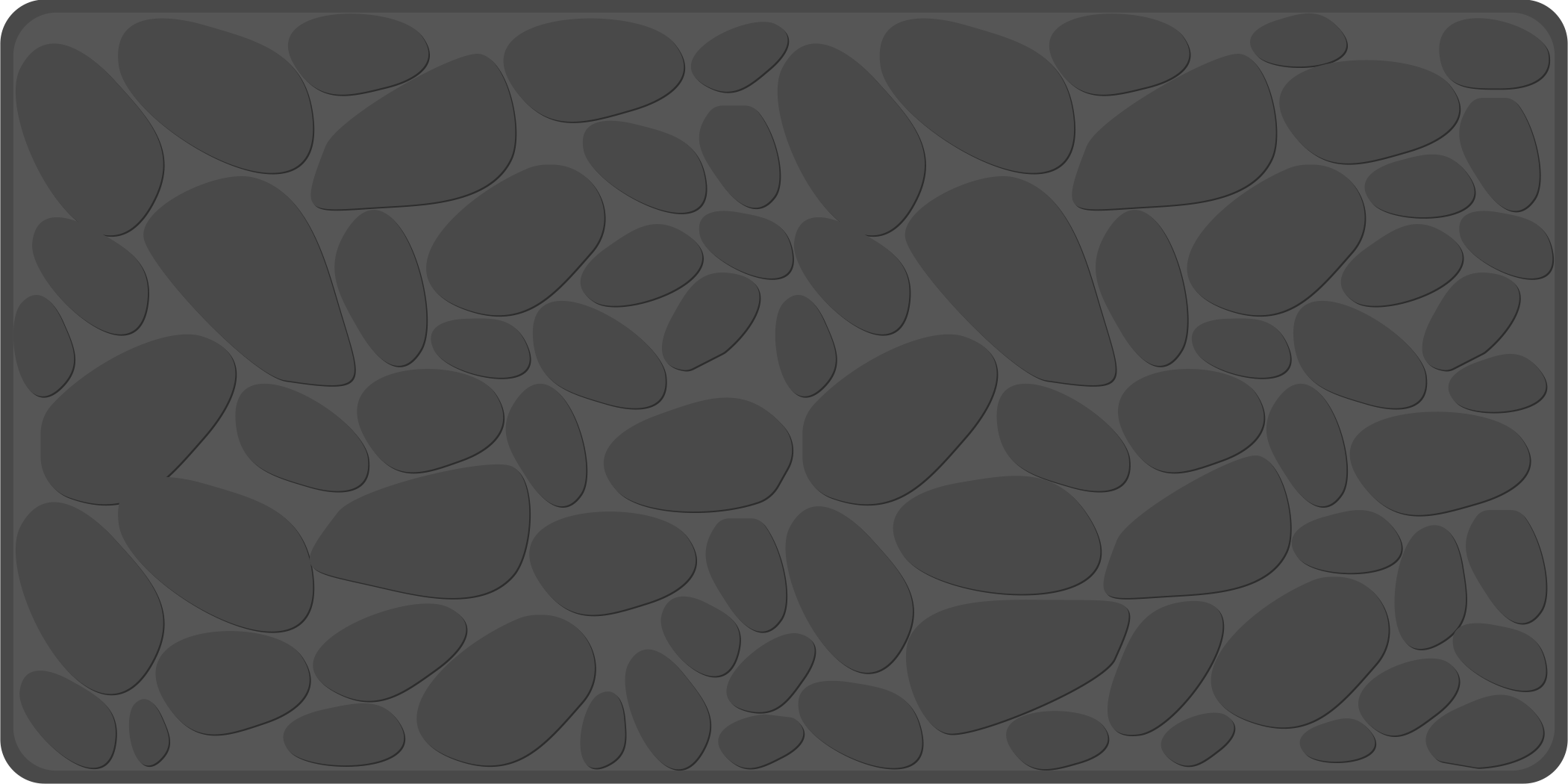 χαλακι μπανιου εφέ γκρίζου βράχου - TenStickers