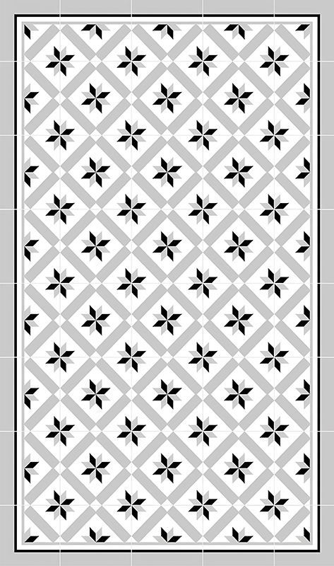 χαλιά κουζίνασ υδραυλικό γκρι - TenStickers