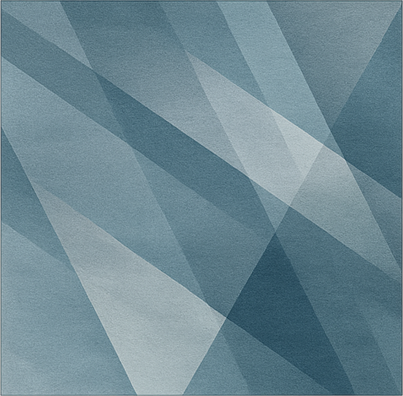 Βινυλιακό χαλί τραπεζαρίας αφηρημένη γεωμετρική κλίση - TenStickers