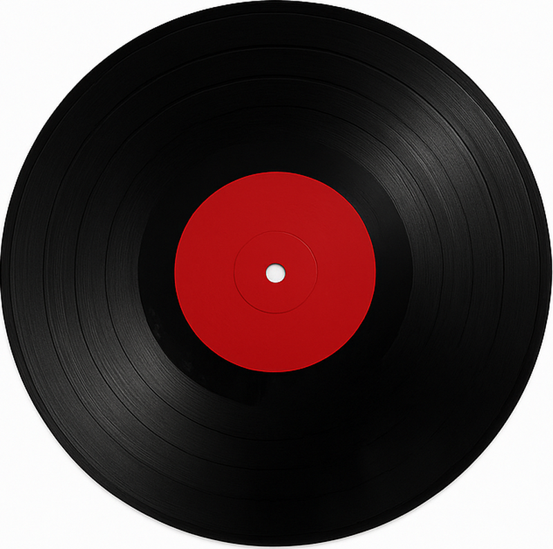 Βινυλιακό χαλί τραπεζαρίας γιγάντιο δίσκο βινυλίου - TenStickers