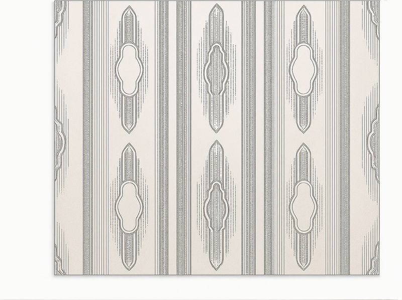 Βινυλιακό χαλί τραπεζαρίας περίπλοκη εθνοτική γεωμετρία - TenStickers