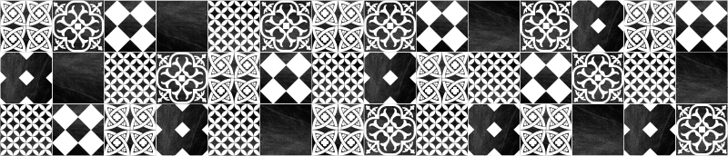 xαλί βινυλίου με εφέ πλακιδίων αρδέσια σεμεντίνης - TenStickers