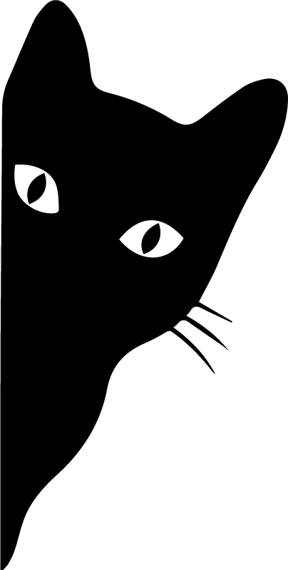 Χαλί με εκτύπωση ζώου Γατί που κοιτάζει - TenStickers