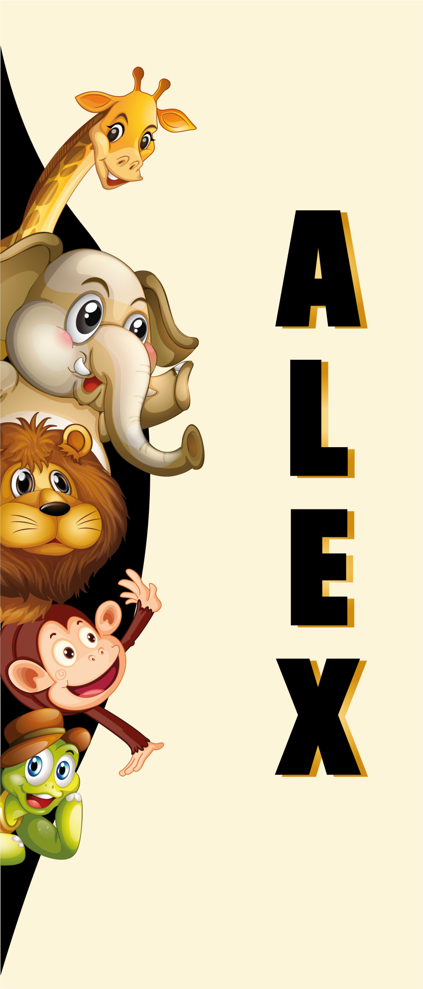 Χαλί με εκτύπωση ζώου 3d Χαριτωμένα Ζώα - TenStickers