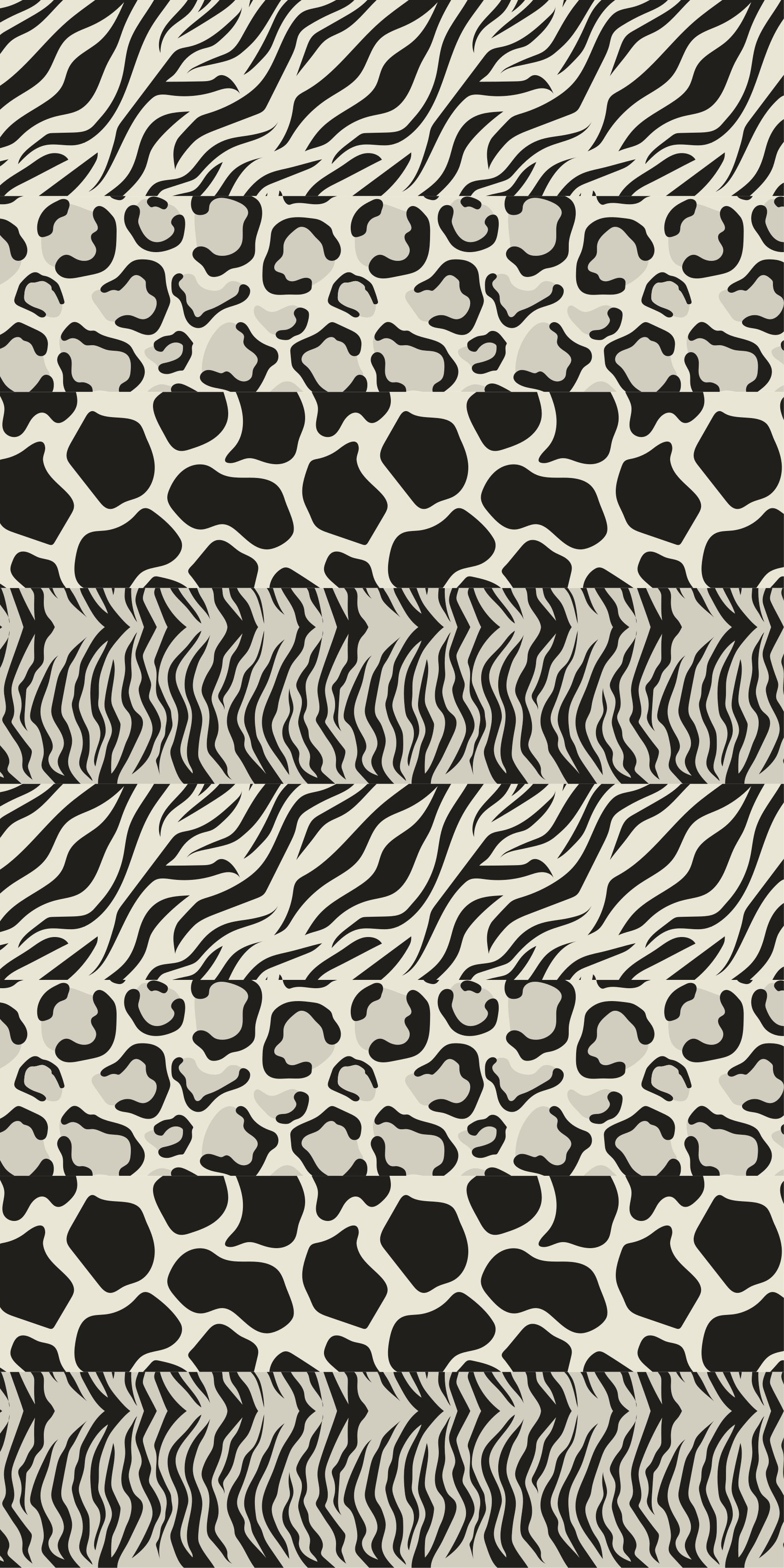 Χαλί με εκτύπωση ζώου σε τέσσερα διαφορετικά σχέδια - TenStickers