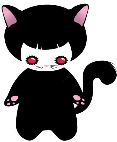 Χαλί με εκτύπωση ζώου μωρό γατάκι τέρας - TenStickers