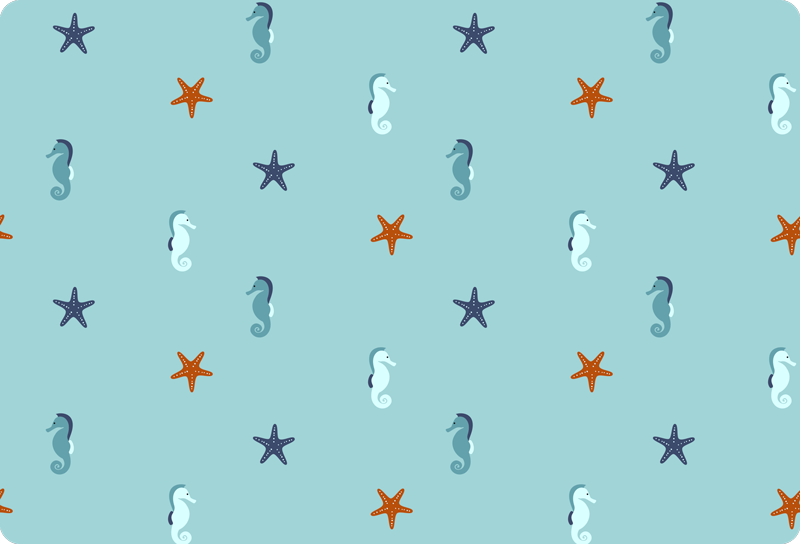 Xαλί με εκτύπωση ζώου Ναυτικό Στυλ - TenStickers