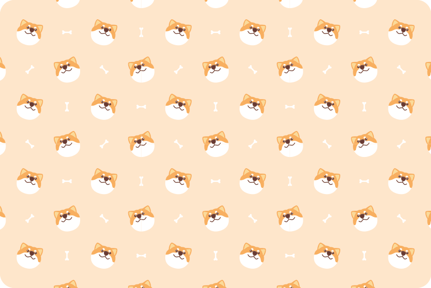 Χαλί με εκτύπωση ζώου με χαριτωμένο σκυλάκι - TenStickers